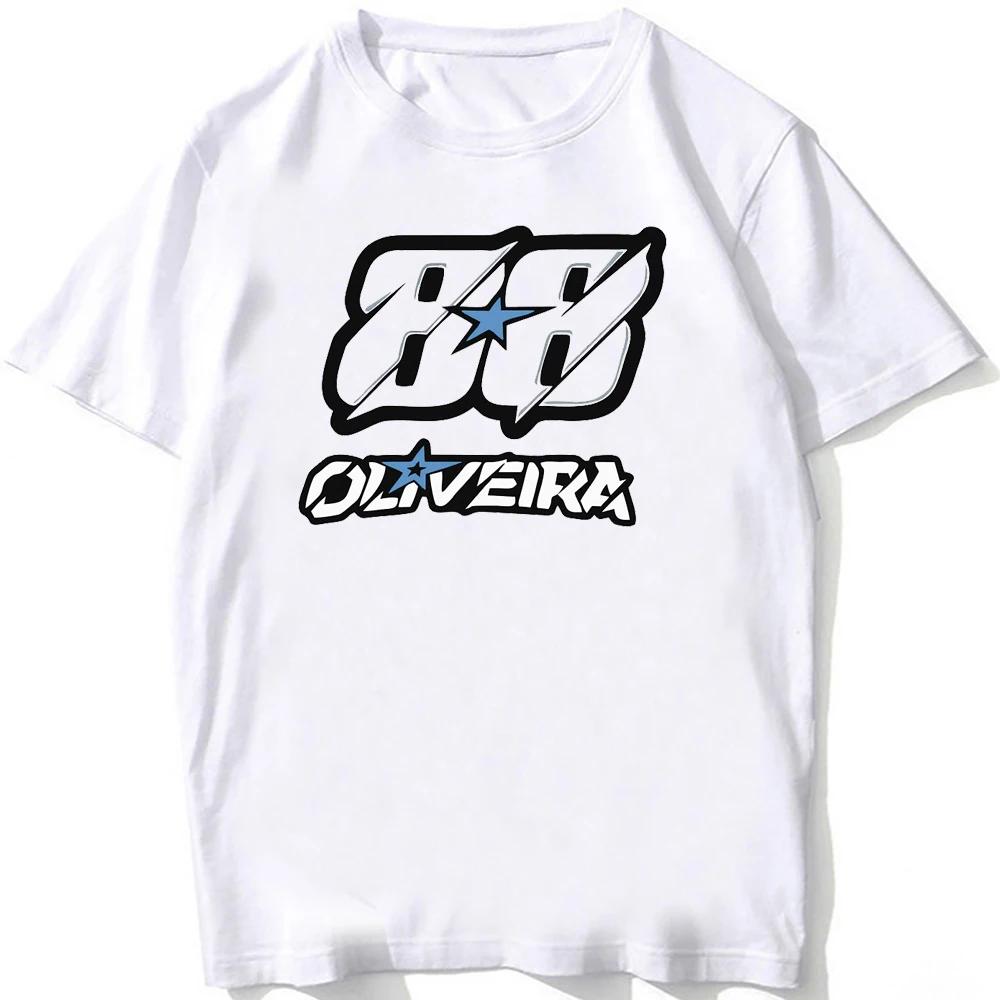 

Miguel Oliveira 88 Race Riding T-Shirt New Men Short Sleeve Hip Hop Sport Boy Casual Tees Motorcycle Riding White Tops 2XL