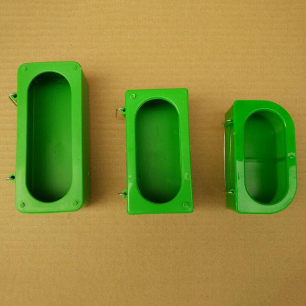 10Pcs Rust-Resistant Anti-Spill Bird Feeder Trough for Pigeons Parrots Chickens Secure Hanging Design Feeding Dispenser Home
