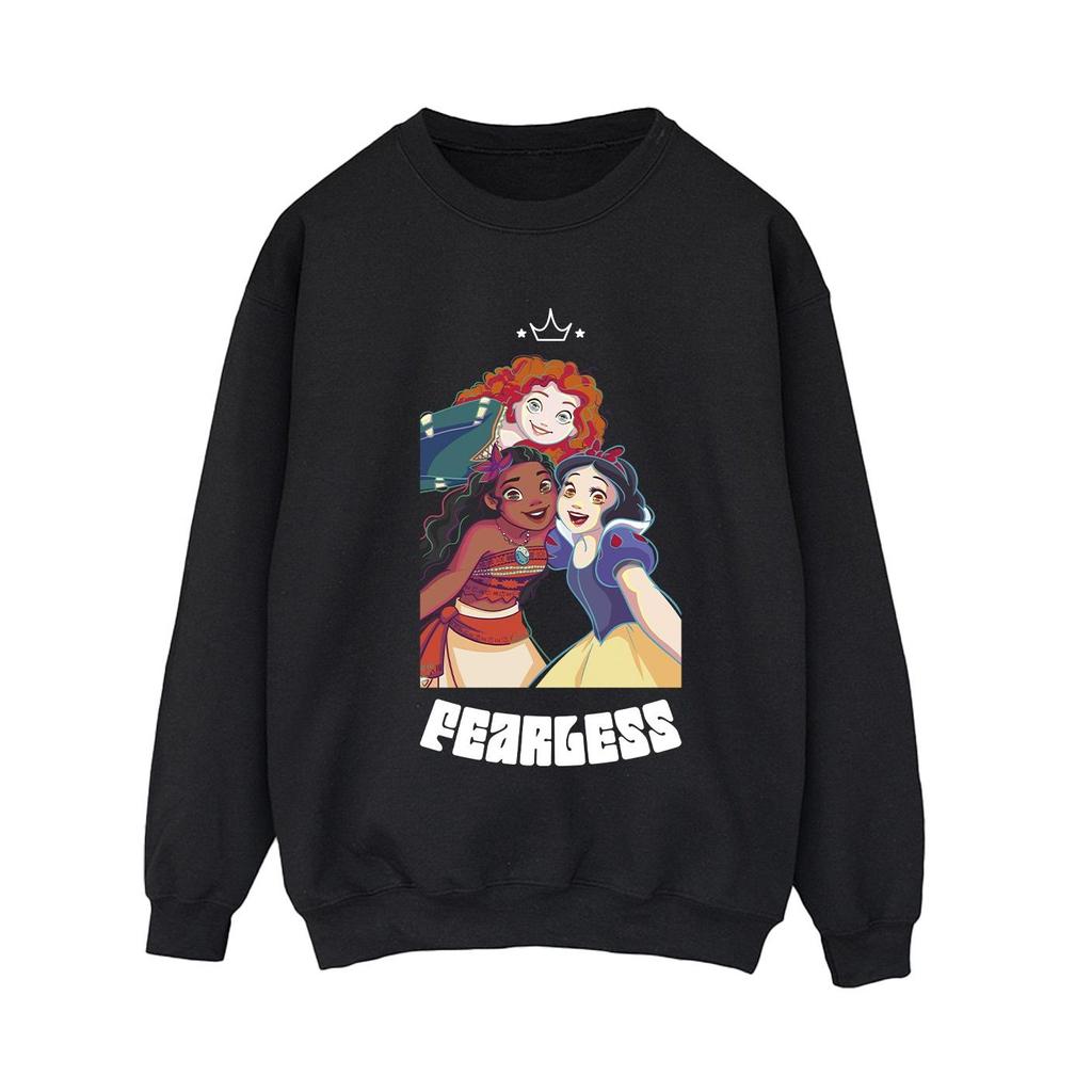 Disney Womens/Ladies Princess Fearless Sweatshirt