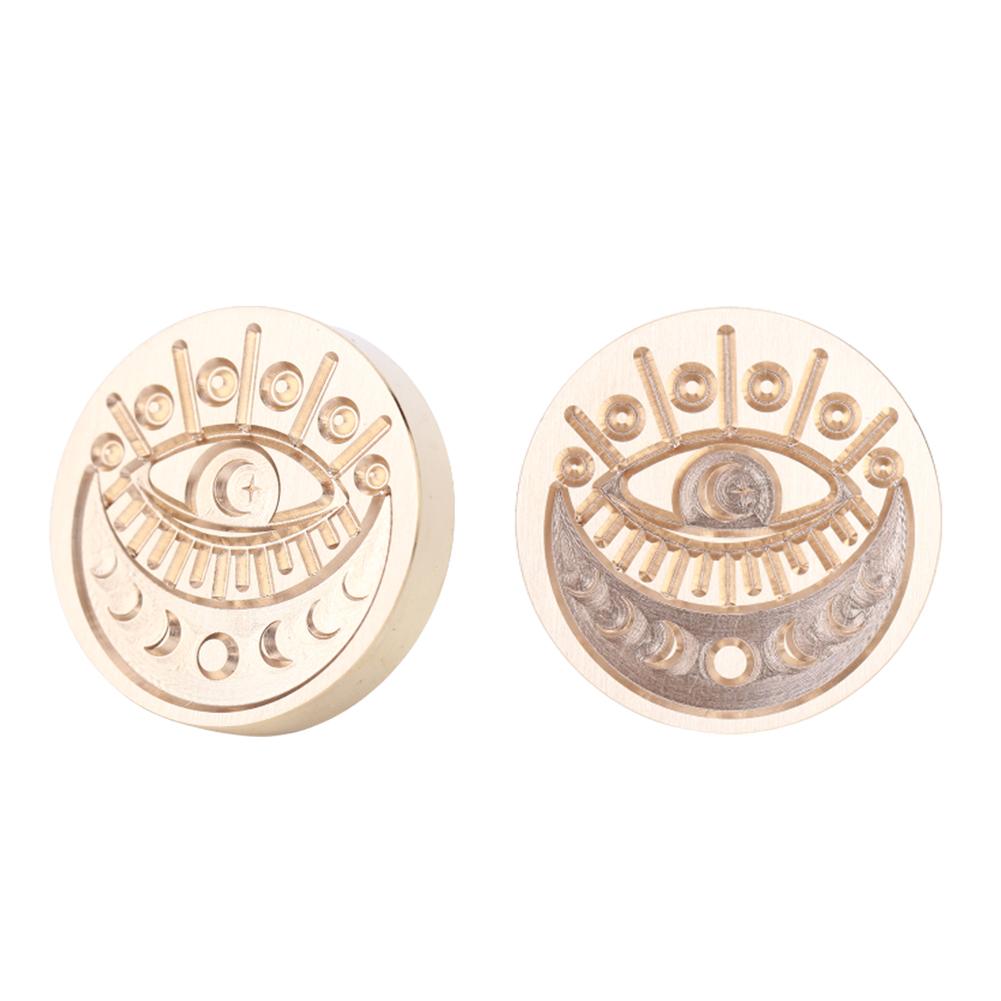 Сургучная Печать Винтажная Круглая Антикварная Запечатывание Приглашений Конверт Заменяемая Головка