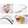 Divided Plastic Food Storage Containers Clear Organizers With Airtight Lids Seal Jar For Snacks, Dried Fruits Home Items