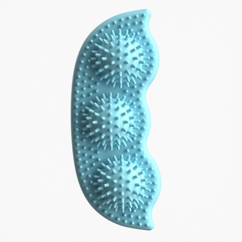 

Зубная щетка для собак, прочная жевательная игрушка для собак, палочка, мягкая резиновая горошина, точечный массаж для чистки зубов, зубная щетка для моляров, товары для животных небесно-голубой