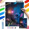 Digital Oil Painting Art Kit Stitch Forest Magic Hand Filled Home Decor