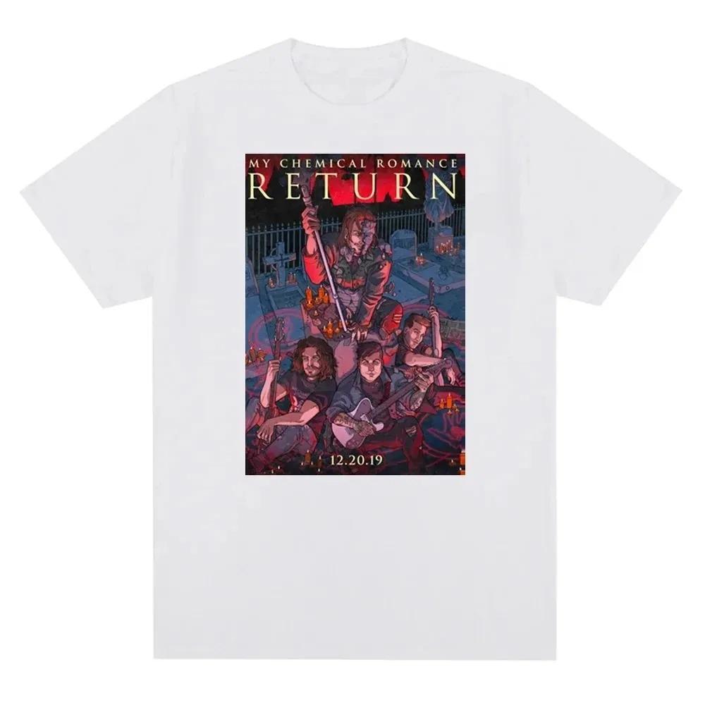 My Chemical Romance Mcr Band Men Women T-Shirt Printed T Shirt Casual Short Sleeve Tshirt Streetwear Trend Tee Tops Best Selling