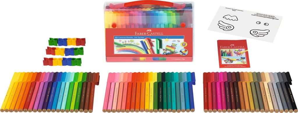 Marker Connector 60 Carrying 155560 Faber-Castell Water-Based Pens, Pens, Case,