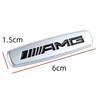 CQI1 Car Seat Emblem Badge Headrest Console Interior Decoration Sticker For Mercedes-Benz AMG W203 W204 W205 W210 Interior Mouldings