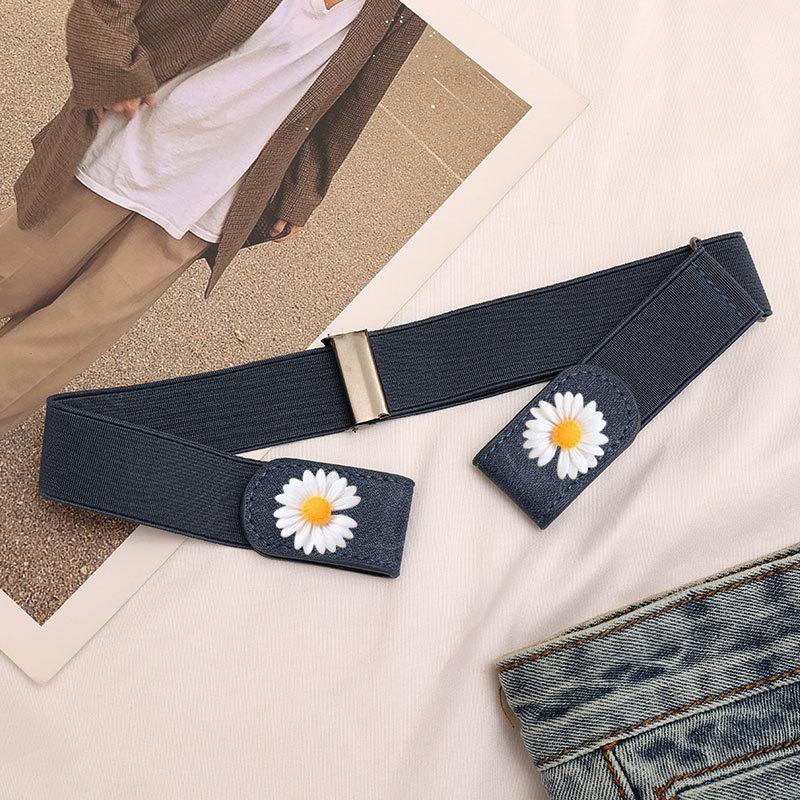 Invisible and Traceless Lazy Belt for Women's Elastic Elastic Trousers Belt for Jeans Pants Large Change Small Waist-retracting Artifact Belt