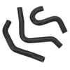 3Pcs Motorcycle Radiator Hose Thickened High Temperature Resistant Silicone Radiator Coolant Hose For CR80R CR85R Black