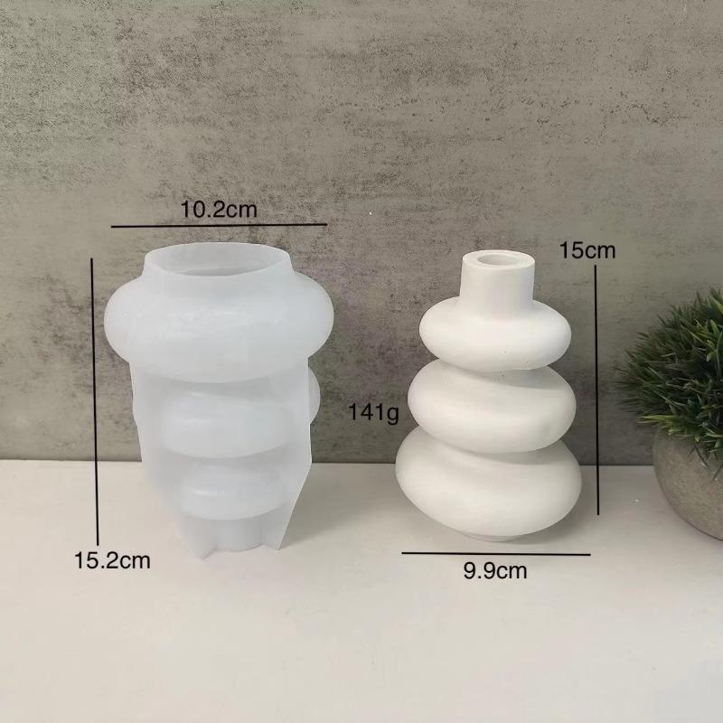 Nieregularny wazon silikonowy forma DIY wazon ozdoba dekoracja gips cement żywica forma rzemiosło dekoracja domu