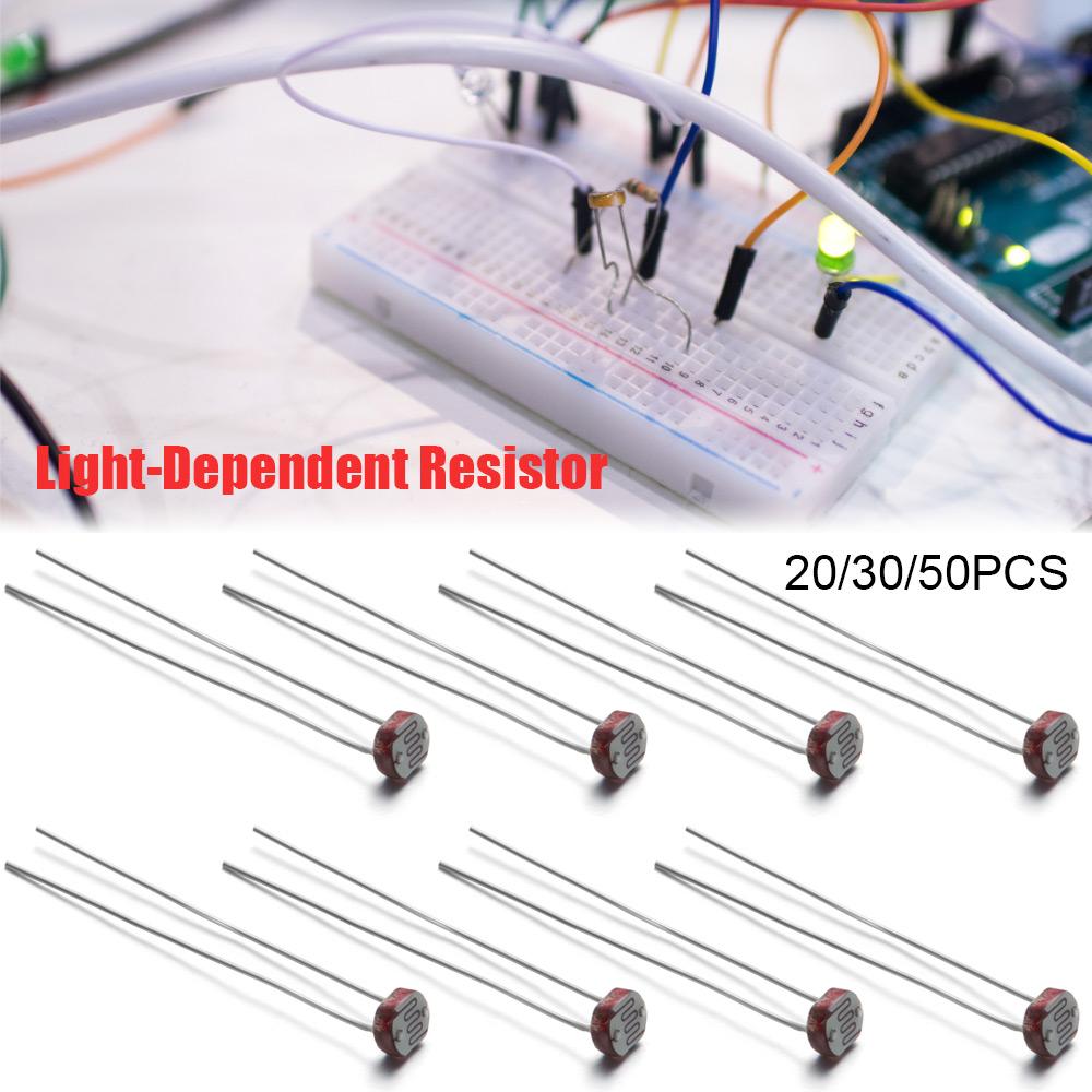 20/30/50PCS Stable Resistance LDR CDS Light-Dependent Resistor Photoresistor GL5516 Sensor