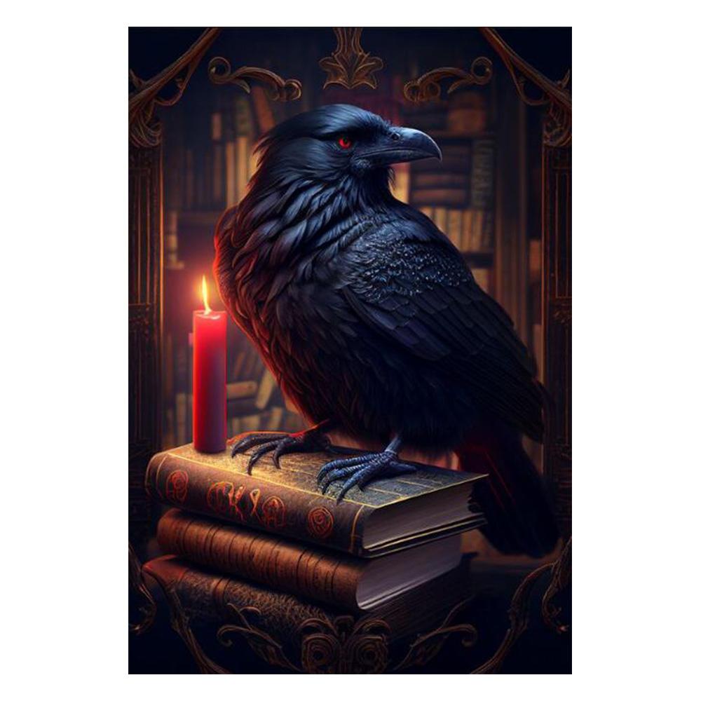 Dark Academy Art Wall Poster Victoria Crow Witch Ghost Black Cat Halloween Background Decoration Gothic Image Printing Holiday Gifts Canvas Painting