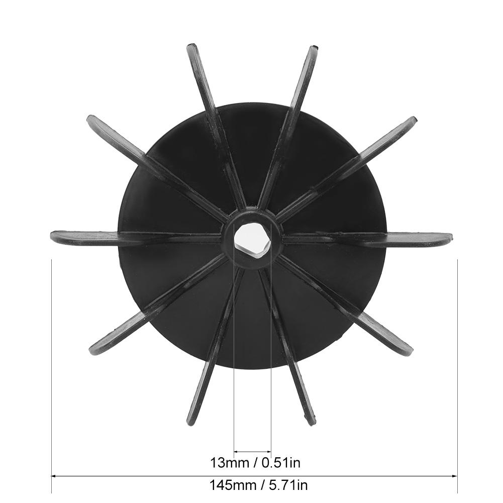 Fan Blades, 5 Pcs Direction Connection Fan Blade Cooling Fan Bore Cooling Fan 13mm 10 - Blade Impeller Motor Fan Accessory