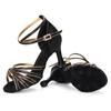 Women Tango Ballroom Latin Waltz Dance Girls Party Shoes High Heeled 8.5CM