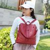 Korean Style Women's Backpack 2024: Trendy, Large Capacity, Soft Leather for Casual Outings & Travel