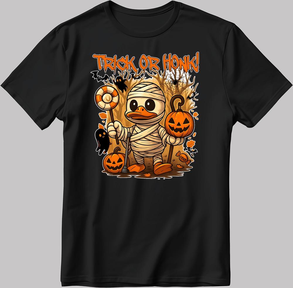 

Забавная футболка на Хэллоуин с гусем: Бип или угощай Жуткая футболка V071 4XL