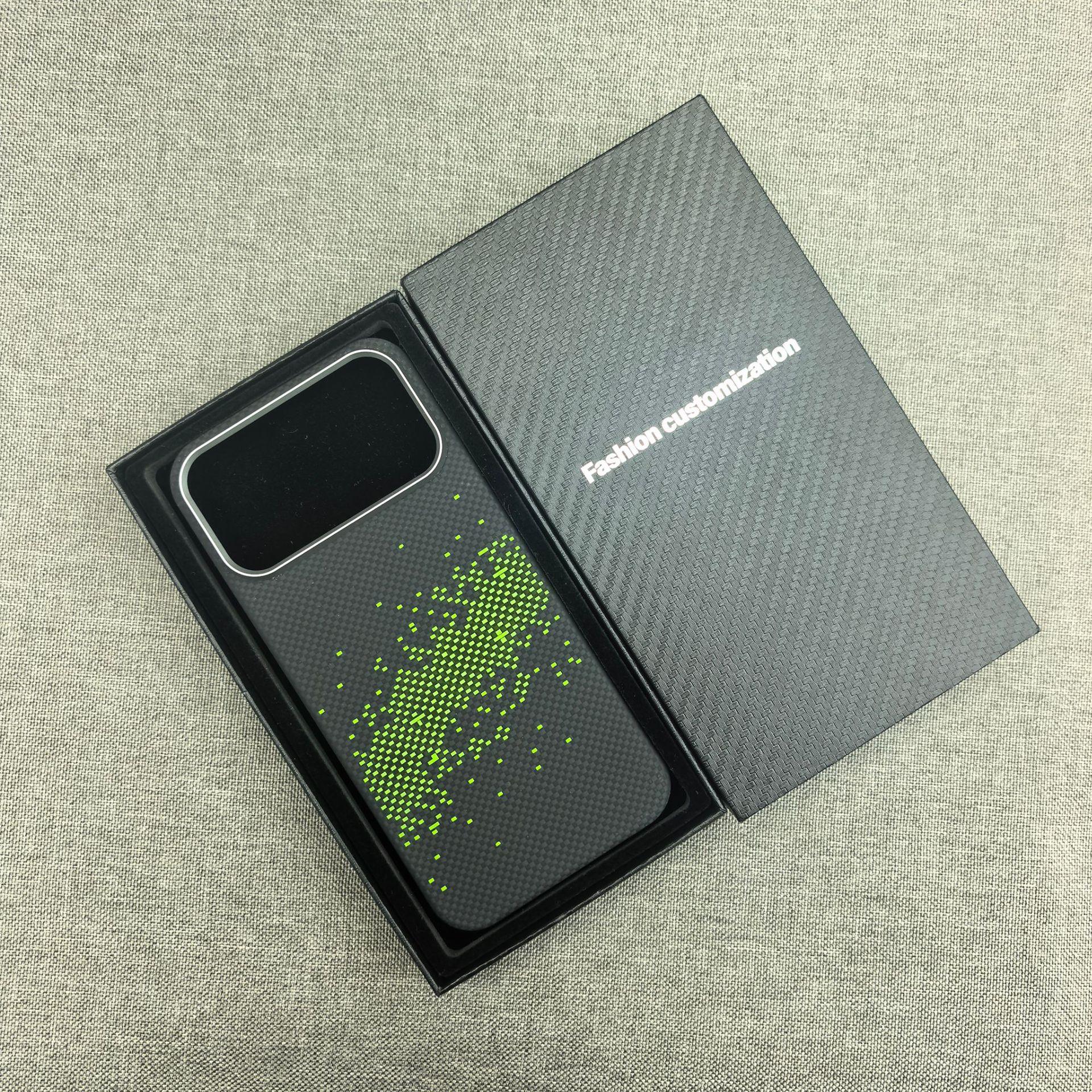 

Kevlar Carbon Fiber Magnetic Case for iPhone 17 Pro Max - Protective Apple 17 Pro Cover for iPhone 17 series