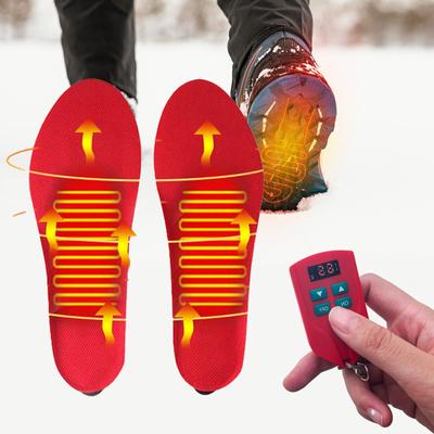 Electric Heating Insole Rechargeable 7.4V2200mAhusb Cuttable Heater Winter Heating Outdoor Sports Ski Hunting Work Insole