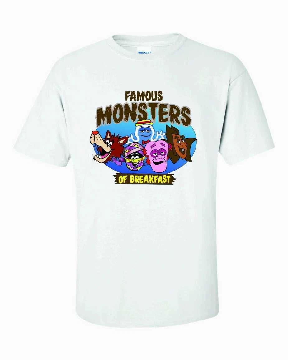 FAMOUS MONSTERS OF CEREAL T-T-shirt / QUAKER QUISP RELATED Franken Berry Chocula 3XL
