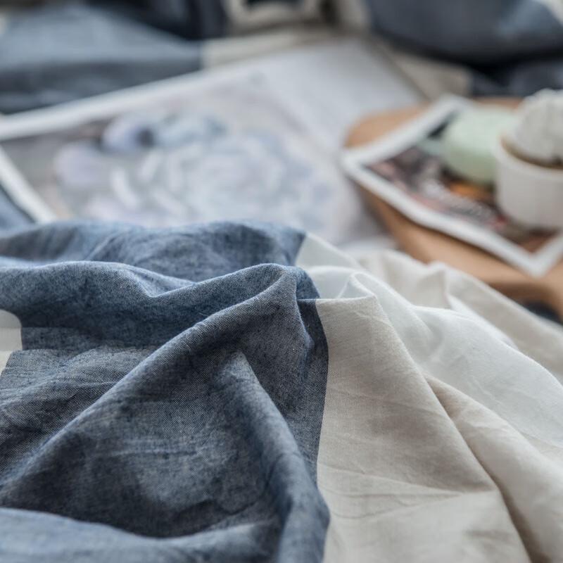 Plover Washed Polyester 4-Piece Bedding Set