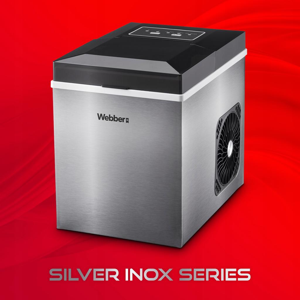 WEBBER Ice Maker Home Ice Cube Machine 10kg 165W Express Ice