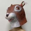 Squirrel Headgear Cute squirrel latex mask and headgear Animal headgear mask costume Halloween props