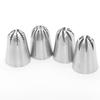 901 902 903 904 Large Close Star Piping Nozzle Stainless Steel Icing Tips for Cake Fondant Cupcake Decoration Baking Tool