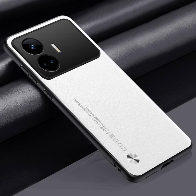 Luxury PU Leather Case For Realme GT Neo 5 SE 5SE Back Cover Matte Silicone Full Protection Phone Case For Realme GT Neo5 SE