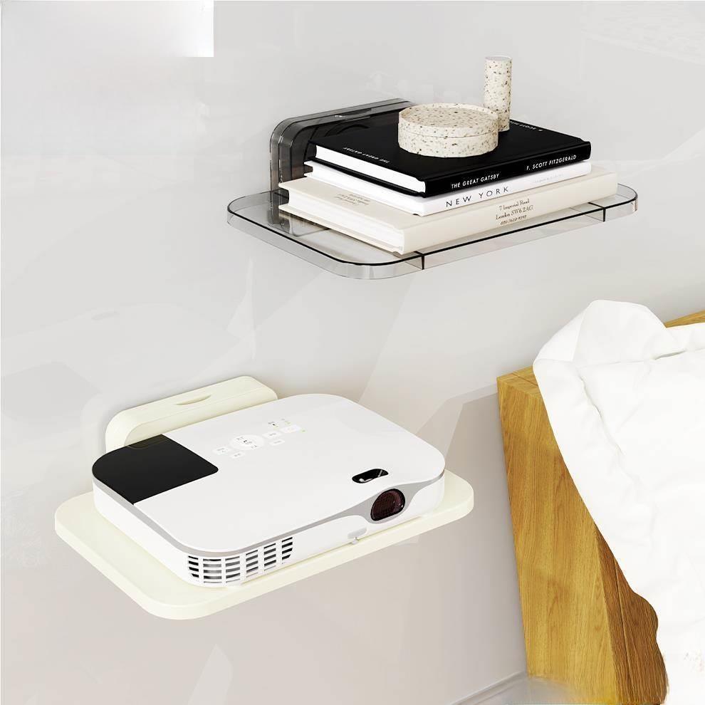 Suction Cup WiFi Router Placement Rack Storage Box Extension Cord Organizer Optical Machine Projector Stand Wall Mount Shelf