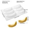 3D Fruchtmousse Silikon Kuchenformen: Birne, Apfel, Ananas, Pfirsich, Durian, Himbeere.