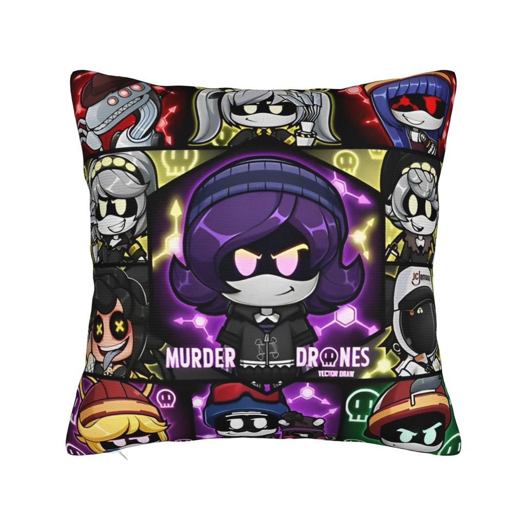 Dekorativ Kuddfodral mördar-drönare Merch Säng Kuddfodral Fodral Fyrkantig Flera Storlekar