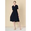 Bcbg Drawstring Dress With Shirt Collar B3m4o622