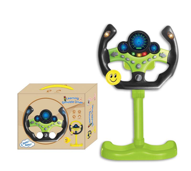 Douyin Children's Steering Wheel Toy for Rear Seat Learning and Play