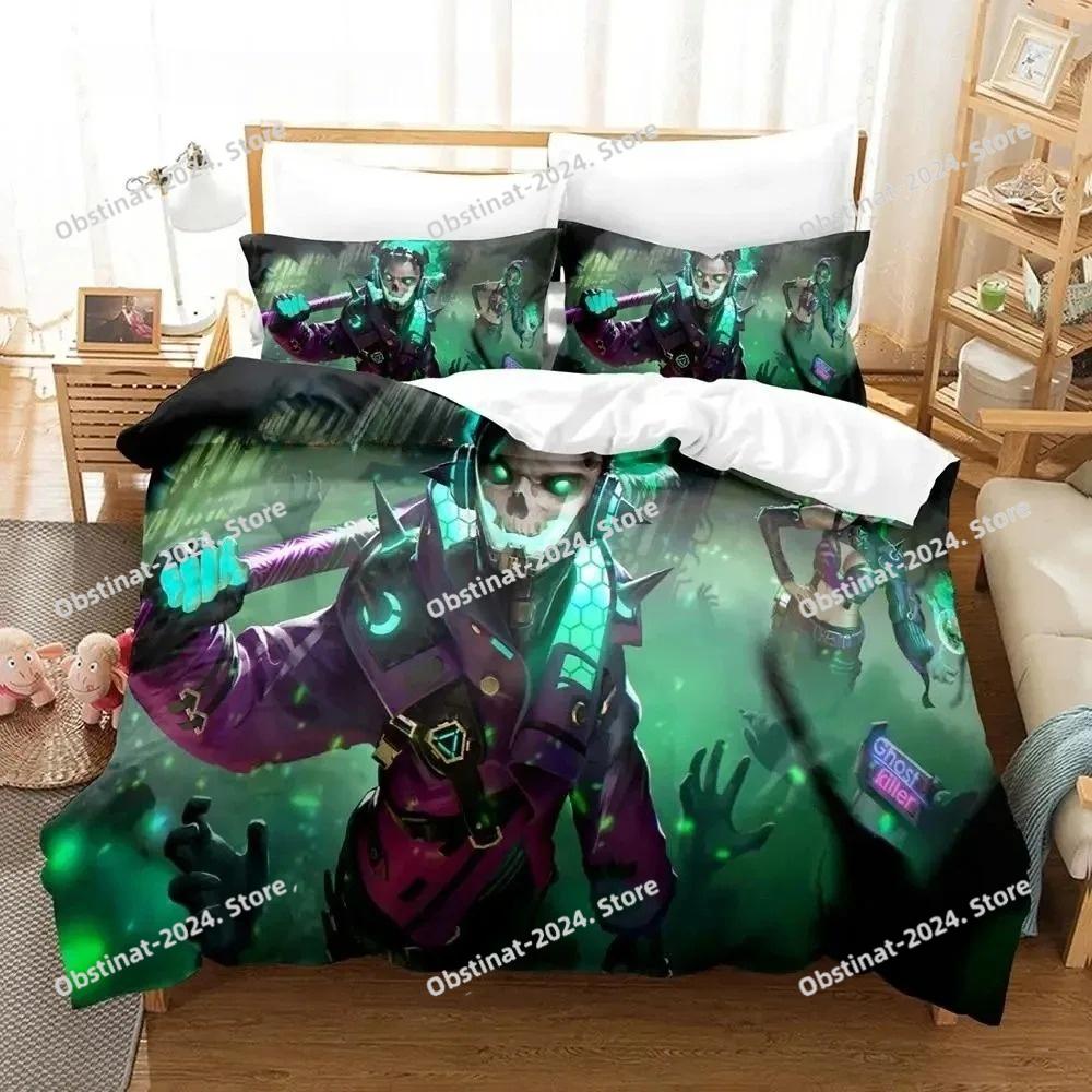 Krieger Spiel Garena Free Fire Bettwäsche Set Einzelbett Twin Full Queen King Size Bett Set Aldult Jungen Schlafzimmer Bettbezug Set