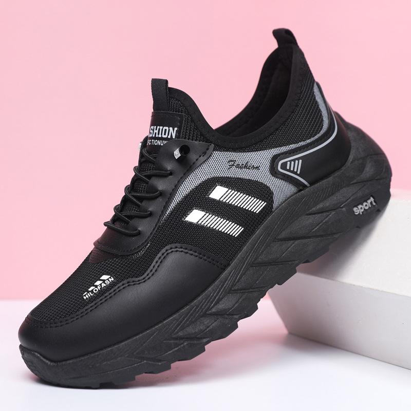 Lightweight the Elderly Shoes Spring and Summer Comfortable Non-slip Women's Shoes Square Dance Soft-soled Sports Shoes