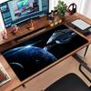 Star Trek Blueprint Mouse Pad Large Anti-Slip Rubber Gaming MousePad Durable Desk Pad Thick Seam Edge Suitable For Office And Ga