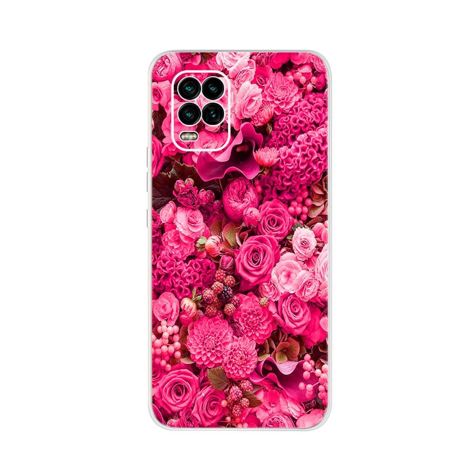 For Xiaomi Mi 10 Lite 5G Case Cute Cat Butterfly Soft Silicone Phone Cases For Xiaomi Mi 10 Lite 10Lite Back Cover Fundas Bumper