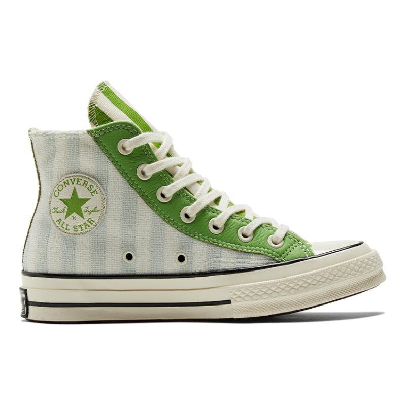 Converse Chuck Taylor All Star Color Block Versatile High-top Canvas Shoes Women's Turquoise Blue
