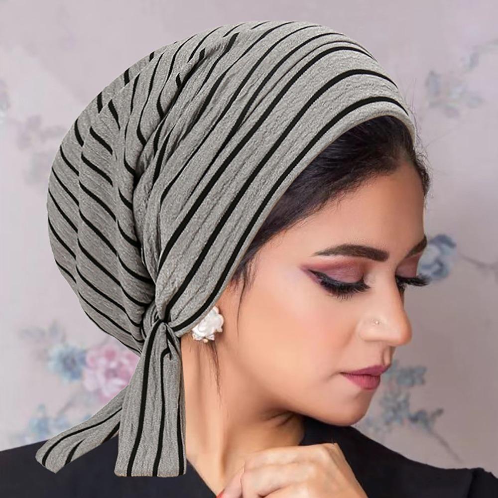

Striped Tam-O -Shanter Wave Pattern Women s Hat 2024 New Pile Cap синій