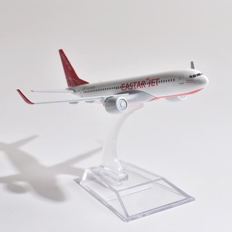 Jason Tutu 16cm Korea Eastarjet Model Airplane Diecast Metal 1/400 Scale Planes