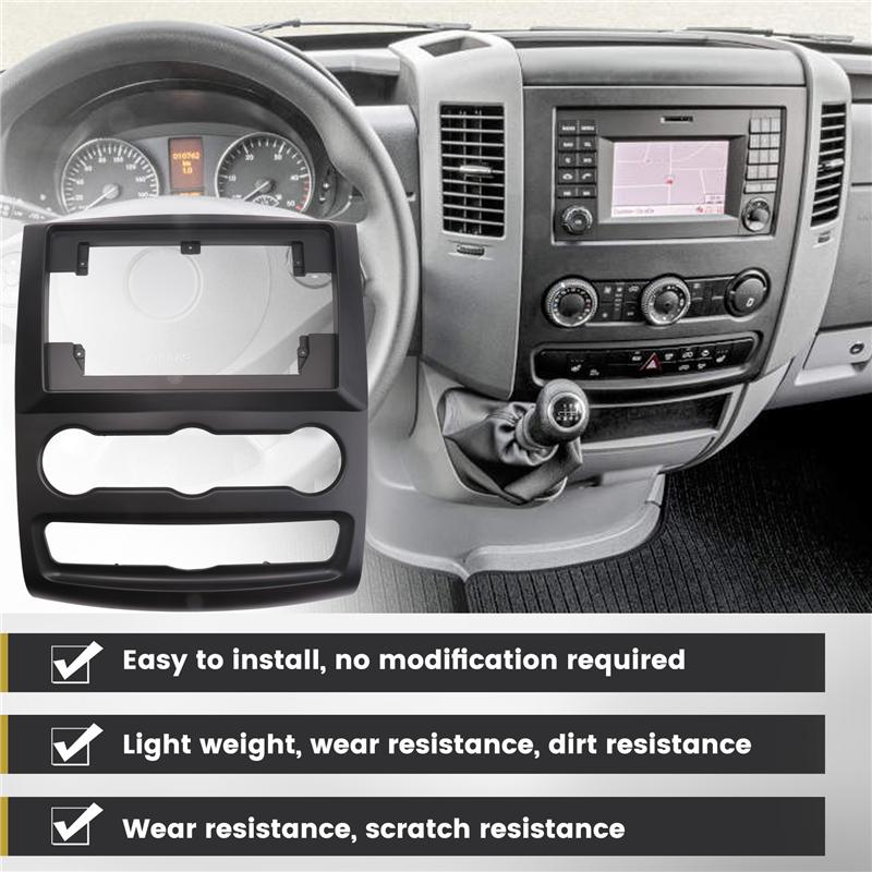 Dashboard Mount Kit For Car Radio Fascia For MERCEDES BENZ Sprinter(W906) Video Panel Player Audio Frame