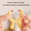 Multifunctional Deer Ear Spatula Holder Anti Scalding Overflow Pot Clip Silicone Spoon Rest Cooking Utensils Clip Kitchen Gadget