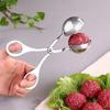 DIY Meatball Mold Silver With Hole Meatball Spoon Meatball Maker Kitchen Utensil Kitchen Tools