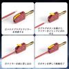 Cleqee 4mm Bananenstecker Hochstrom Schnell-Bananen-Lautsprecherkabel für Multimeter Elektrische Prüfstecker, Verbinden, Lötlos, 10er-Pack, Vergoldet