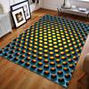 3D Personalized Dots Printed Carpet for Bedroom Living Room Bedside Sofa Floor Mat Modern Home Decor Area Rug Large Size