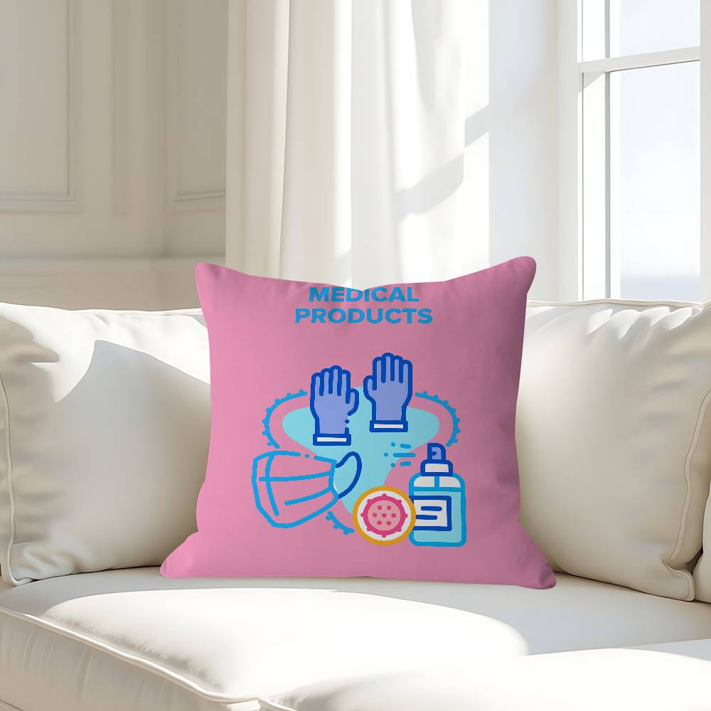 

Art Medical Items 45*45cm Cushion Cover Pillow Cover Decor Pillowcase Home Pillowcase For Couch Pillow 16x16Inch
