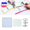 Unique and Personalized Silicone Mold for Creating DIY Crystal Dropping Notebook Covers Versatile Square Resin Moulds