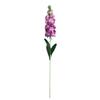 3D 85cm Artificial Violet with Leaves Long Stems Faux Larkspur Fake Bouquet Wedding