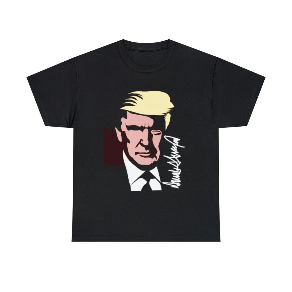 Painting of President Donald J Trump and His Signature 2024 Short Sleeve Tee