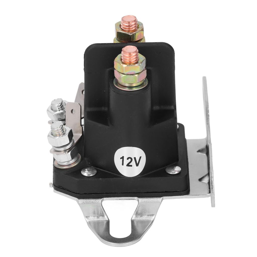Kleines Anlasserrelais Elektromagnetisches Relais Magnetschalter für Rasenmäher ATV Schneemobil Garten
