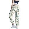 Ladies Summer Print Elastic Waist Loose Casual Wide Leg Pants Trousers